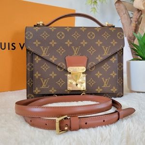 Very RARE❤️ Vintage Authentic LV Monceau Crossbody/Shoulder Bag Monogram